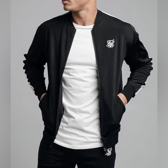 Siksilk Other - NWT SikSilk Men’s Status Tape Track Bomber | Size: Large